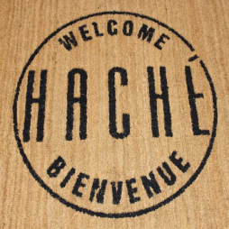 Le paillasson personnalisé en fibre coco naturelle