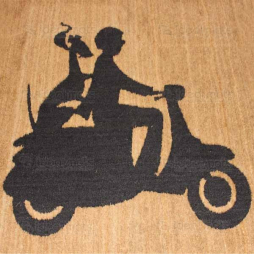 Le paillasson personnalisé en fibre coco naturelle