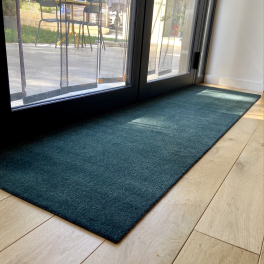 tapis d'entrée unicouleur imprimé sur mesure / tapis antisalissure coordonné à votre décoration