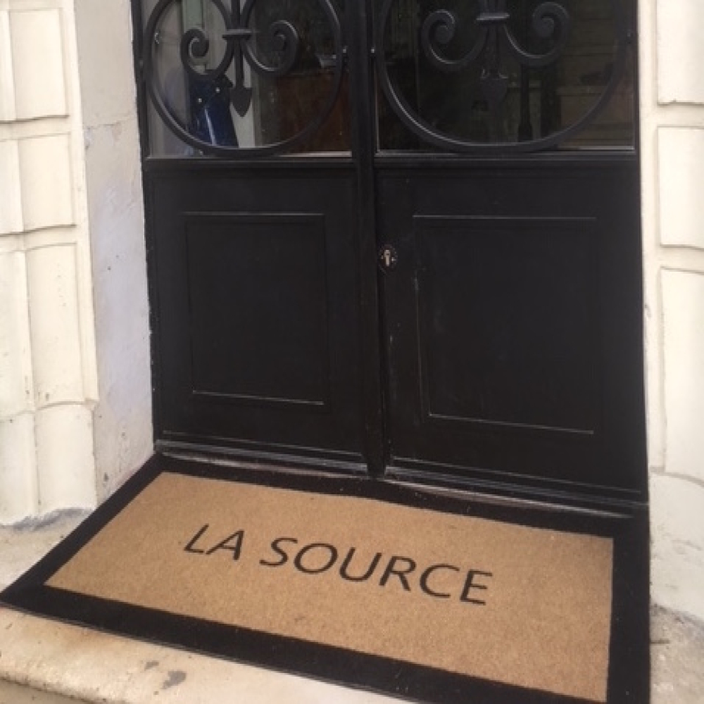 Tapis Velvet logo intérieur extérieur