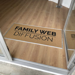 Tapis Velvet logo intérieur extérieur