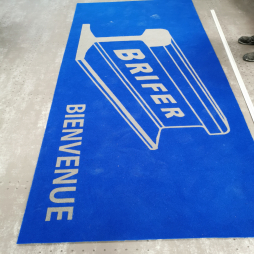 Tapis Velvet logo intérieur extérieur
