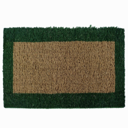 Tapis coco traditionnel sur mesure bordé