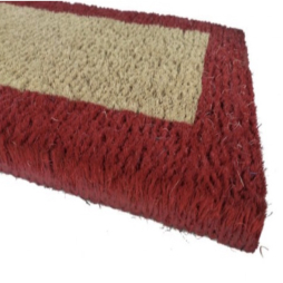 Extra tissé bordure rouge