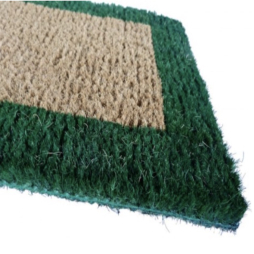 Extra tissé bordure verte