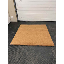 Tapis coco destockage 99x102cm 17mm naturel écru