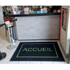 Tapis personnalisé antisalissure