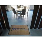 Tapis logo personnalisé antisalissure