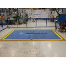 Tapis logo personnalisé antisalissure