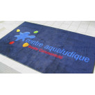 Tapis logo personnalisé antisalissure