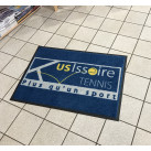 Tapis logo personnalisé antisalissure