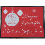 Tapis publicitaire Mairie Vallauris