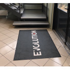 Tapis logo personnalisé antisalissure